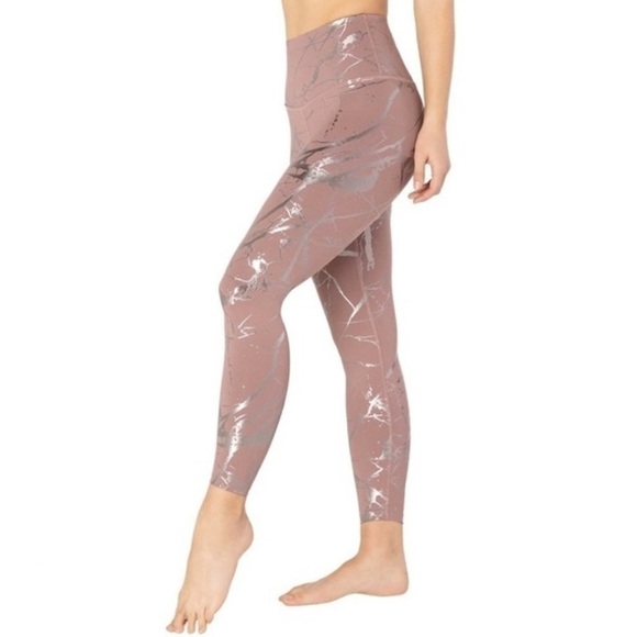Beyond Yoga Lost Your Marbles High Waisted 7/8 Yoga Leggings, Small - Picture 2 of 8